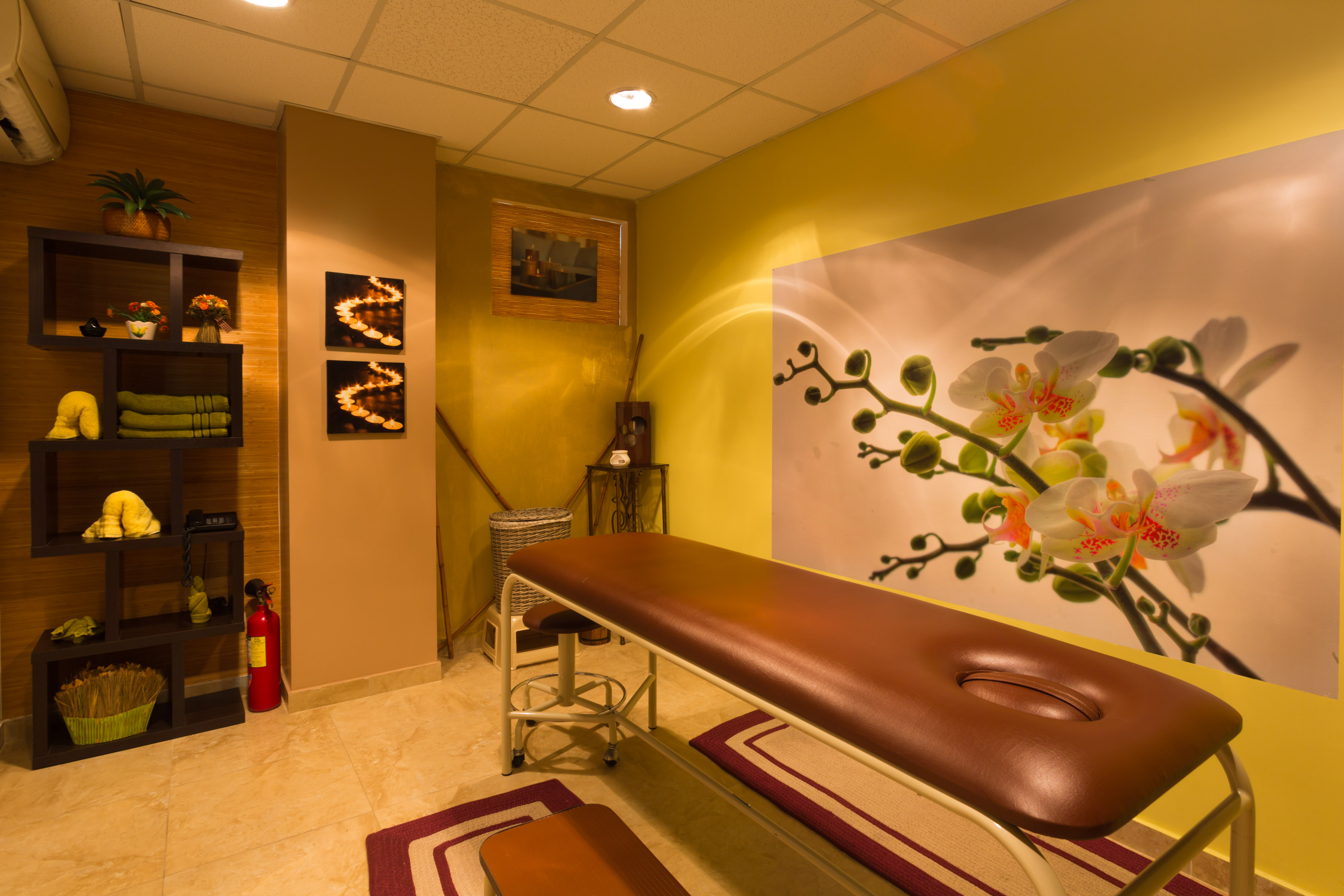 Sala de spa y masajes del hotel